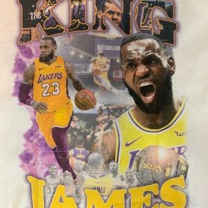 Custom Lebron James “Rap” Style Tee